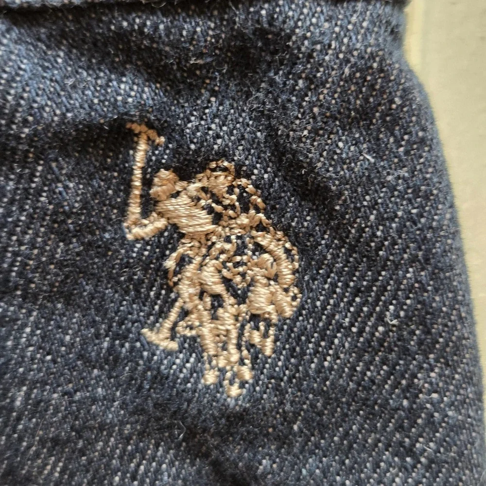 U.S. Polo Assn. Jeans Boys 12 Blue Slim Straight Dark Wash Denim‎ Casual Fall
